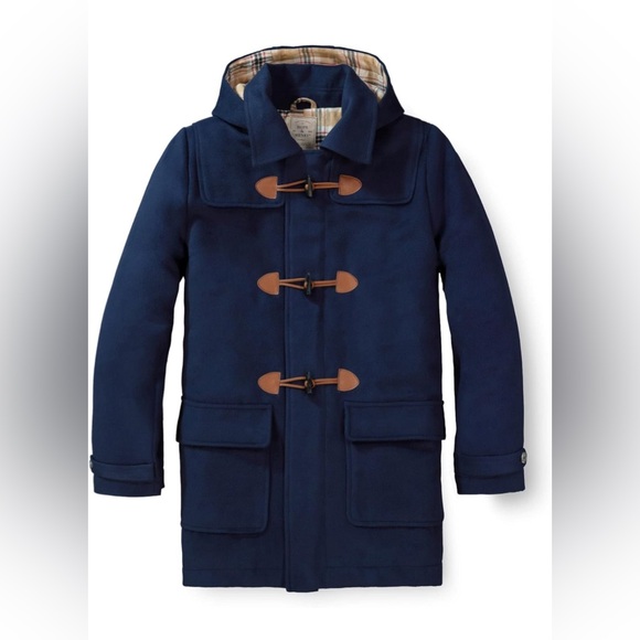 NWT’s Hope & Henry Classic Navy Men’s Toggle Coat! - Picture 2 of 9